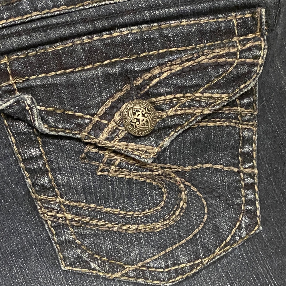 Silver Jeans Women's Boot Cut in Dark Blue - Picture 10 of 12